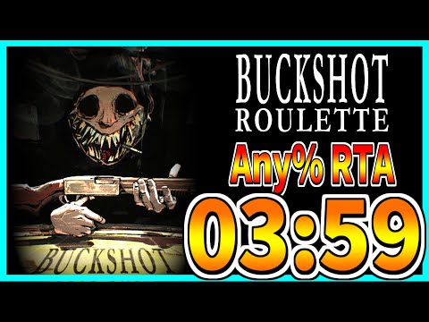 【BUCKSHOT ROULETTE】Double or Nothing Any% RTA 03:59【ver1.2.2】