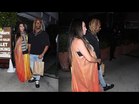 Rapper Lil Jon is Seen With Pregnant Girlfriend, Jamila Sozahdah for Dinner at Giorgio Baldi in LA!