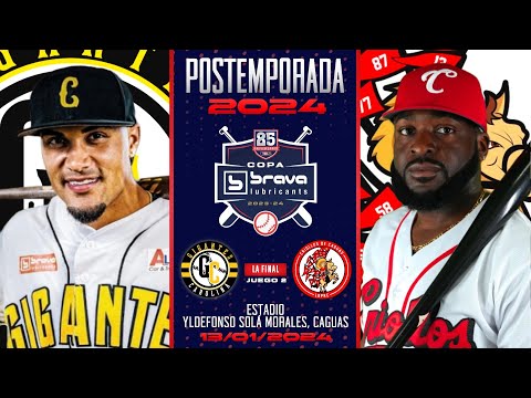 🎥LBPRC🇵🇷Postemporada Serie Final Juego #2: Gigantes de Carolina 🆚 Criollos de Caguas⚾️