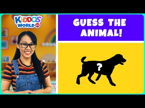 Guess The Animal - Guessing Game Fun Activity with Miss V of Kiddos World