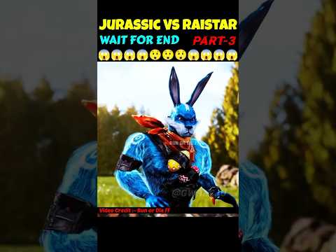 Raistar बच जायेगा किया 🤔[PART-3] A Story Jurassic Vs Freefire Legend😳! Free Fire 3D Story #shorts