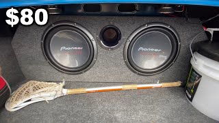 HOW LOUD CAN $80 WALMART PIONEER SUBS GET?