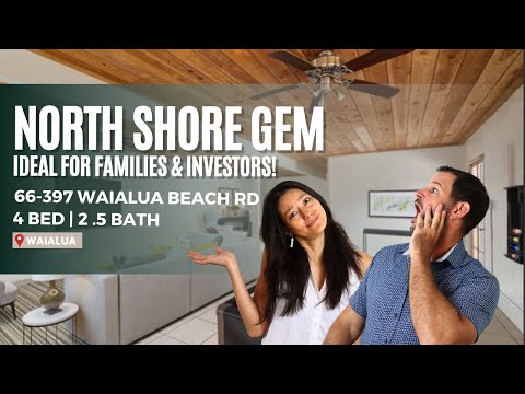 Explore North Shore Living: Spacious 4BR Haleiwa Home Perfect for Investors & Families 🌊🏠