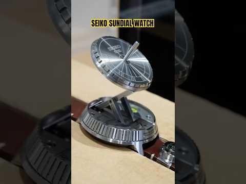 Prototype Seiko Sundial !! #seiko #sundial #sun #watch #time