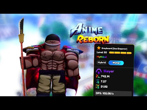 Showcasing Max Level White Beard Evo In Anime Reborn