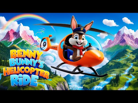 Benny Bunny’s Helicopter Ride 🚁 | Fun & Adventurous Kids Song