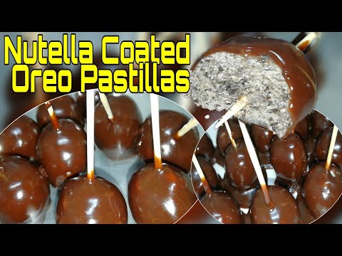 Nutella Coated Oreo Pastillas Recipe | how to make Easy Oreo Pastillas coated with Nutella