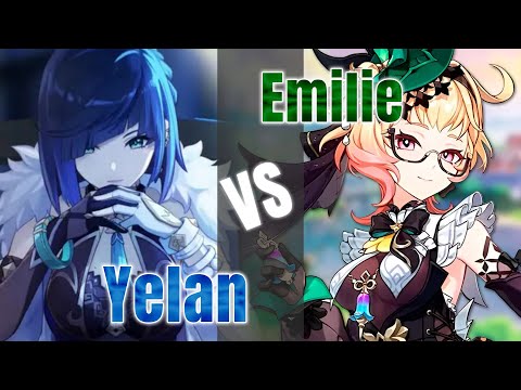 Emilie vs Yelan | Genshin Impact