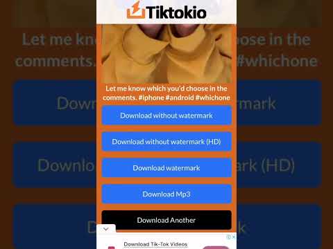 How to download a tiktok video without watermark #mackiietv