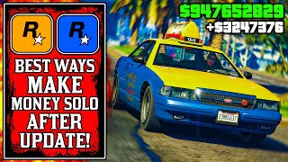 This is AWESOME.. The BEST WAYS To Make Money SOLO After UPDATE in GTA Online! (GTA5 Fast Money)