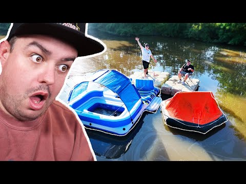 We Built A Floating Campsite