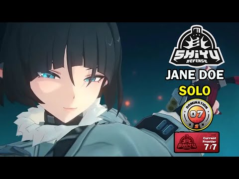 NEW Shiyu Defense Critical Node 7 S Rank | M0S1 Jane Doe SOLO | Zenless Zone Zero ZZZ 1.1