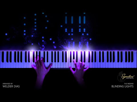 Blinding Lights The Weeknd | Tutorial Piano Cover Full Video On Channel Musicnotes Signature Artists