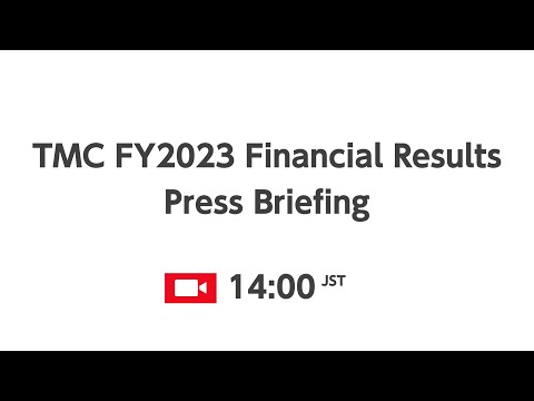 Livestream of TMC's FY2023 Financial Results Press Briefing on May 10