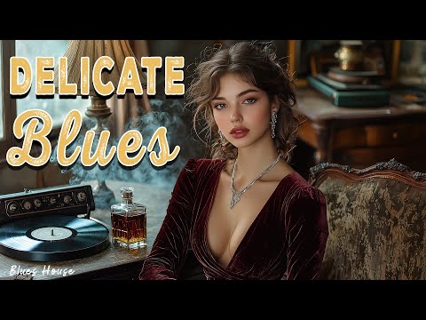 Delicate Blues Music - Stress Relief with Smooth Guitar Vibes for Focus - Best of Slow Blues/Rock