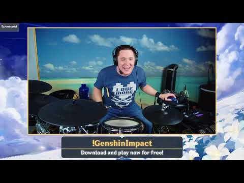 The8BitDrummer "Drummin’ along to Teyvat Tunes" Livestream VOD | Genshin Impact