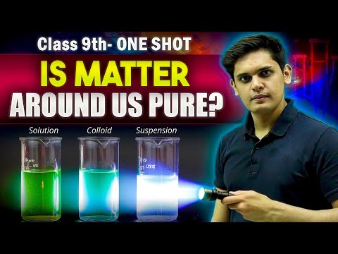 Is Matter Around us Pure? Complete Chapter🔥| CLASS 9th Science| NCERT covered | Prashant Kirad