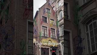 This unique cafe is a popular tourist attraction in Belgium #traveleurope #bruges #brussels #belgium