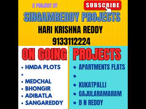 HMDA VILLA PLOTS @ MEDCHAL TOWN GIRIMAPUR VILLAGE #shorts #ytshorts #music #beach