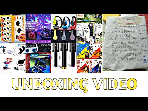 Unboxing Video Mobile Accessories | Amazing Market Baduria | COD All Over India Available | 2022