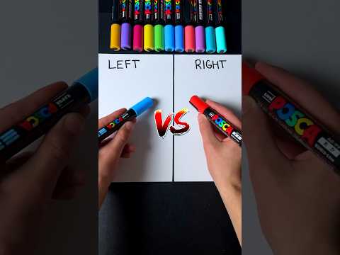 Drawing, But Right Hand VS Left Hand… (#short)