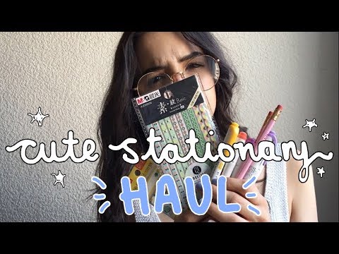 CUTE STATIONARY HAUL | aleely