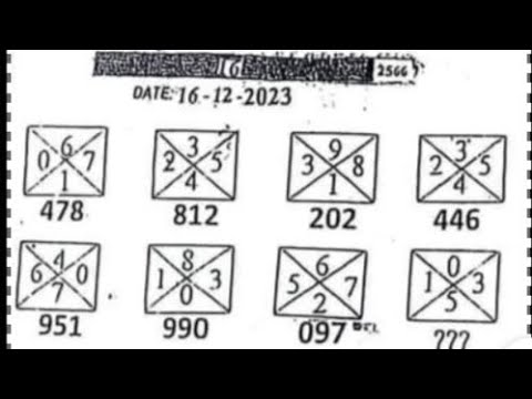 16-12-2023-thailandlottery 2nd paper 📜#thai #thailand #t #thailottery imo-0537447928