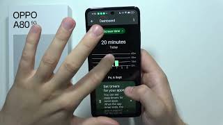 OPPO A80 5G: How to Check Screen Time