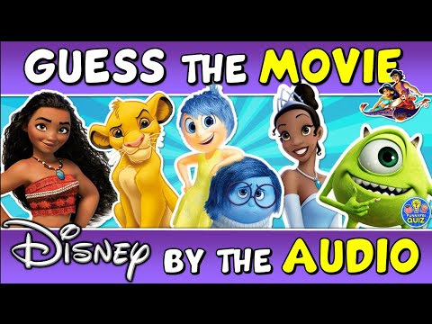 Guess the "DISNEY MOVIE BY THE AUDIO" QUIZ! 🎬 | CHALLENGE/ TRIVIA