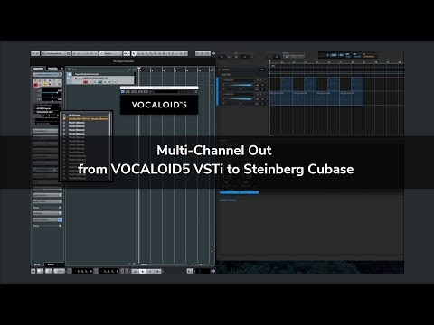 Multi-Channel Out from VOCALOID5 VSTi to Steinberg Cubase