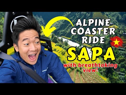 A MUST TRY RIDE in SAPA VIETNAM! 🇻🇳 Alpine COASTER RIDE with BREATHTAKING VIEW!