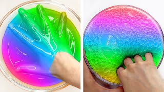 8 Hours Of Oddly Satisfying Slime ASMR - Relaxing When Stressed Or Sleepy