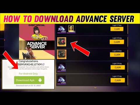 How To Get Advance Server Activation Code In Free Fire | How To Registar Advance Server In Free Fire