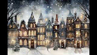 Christmas in Winter Cityscape #shorts