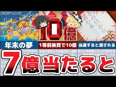 【億の世界】宝くじ７億円に当選するとどうなるのか？【ゆっくり解説 当日ルーティン】