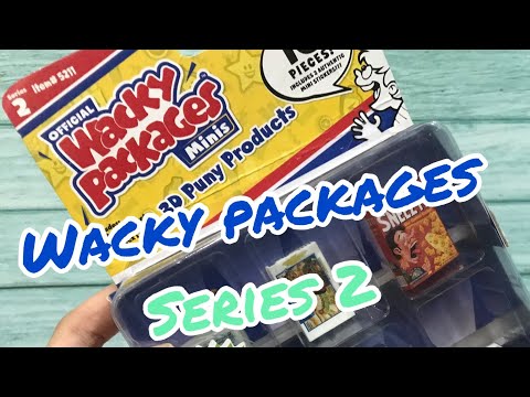 Wacky Packages Series 2 Unboxing | Mini Hilarous Products