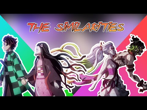 The similarities between the Demon Siblings || Demon Slayer