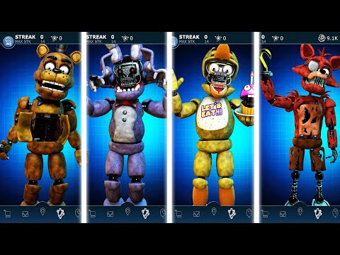 Dangerous Characters FNAF AR Workshop Animations