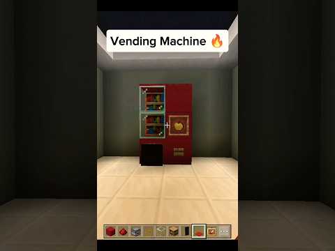 Vending Machine in Minecraft | #shorts #minecraft