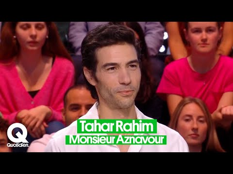 Tahar Rahim se glisse dans la peau de Charles Aznavour