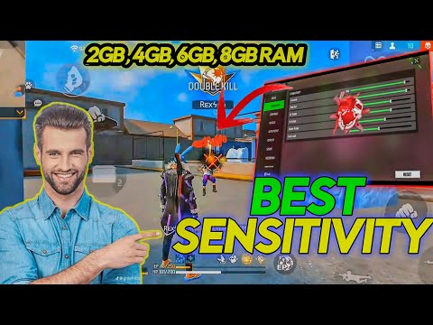 Free Fire Auto Headshot Sensitivity 2024 | Best Headshot Settings for 2GB, 4GB, 6GB, 8GB RAM