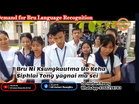 Bru Snungnai Mthoh Rao College Manang Uo Kaubru Saingmo Rilai Paiha