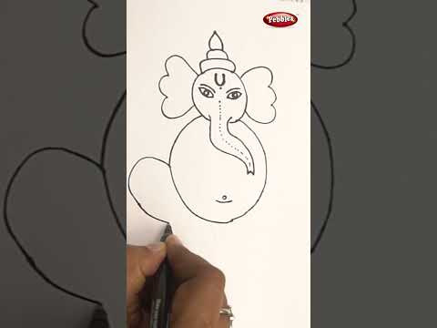 God Ganpati Drawing Step By Step | Ganesh Chaturthi drawing | Lord Ganesh easy drawing