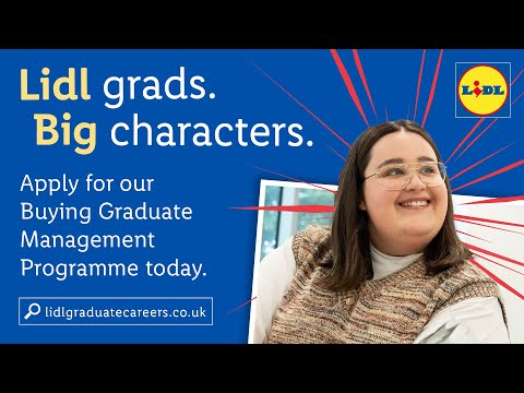 Lidl grads. Big Characters. Meet Buying grad Madelaine!