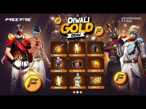 Duwali Special Gold Draw Event Confirm Date New | Event Free Fire Bangladesh Server | FF New Event