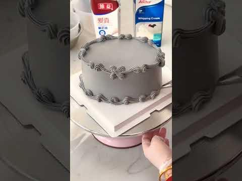 Creating a perfect oval cake! 🎂 #birthdaycake #cake #shorts