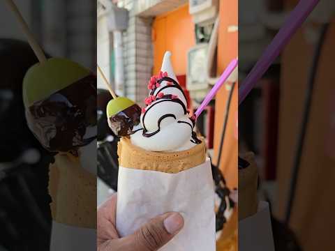 Ice cream fish-shaped bun - Korean Street Food #shortsvideo