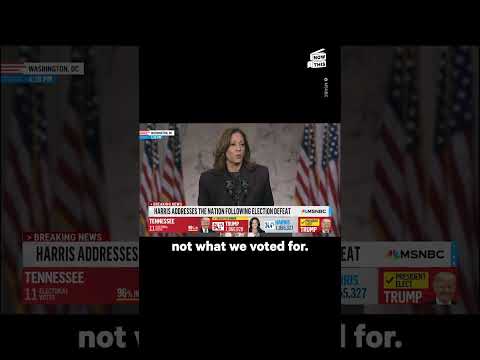 Kamala Harris’ Concession Speech: ‘My Heart Is Full’