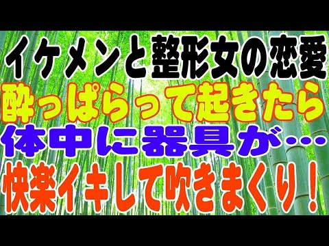 【スカッとする話】金持ちイケメンと超健康な整形女の恋愛酔っぱらって起きたら体中に器具が…！