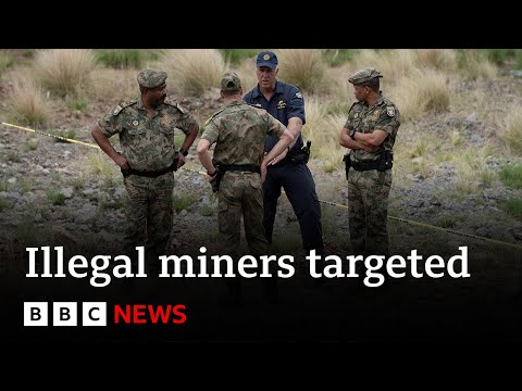 South Africa cuts supplies to thousands of illegal miners hiding underground | BBC News